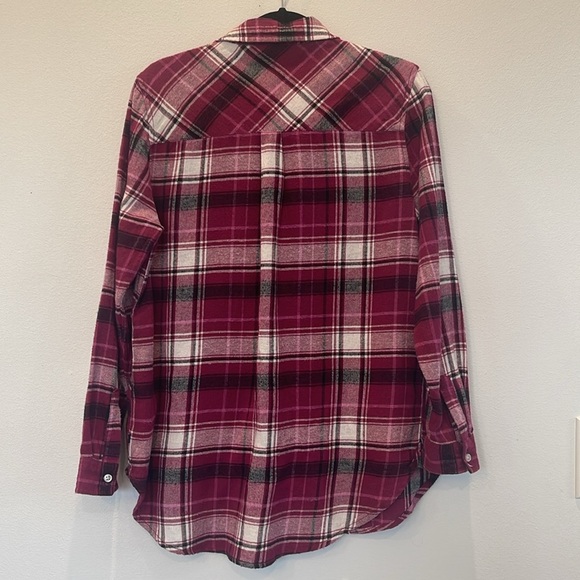 NWT Gap Women's Boyfriend Flannel Top Size M Candice - Picture 7 of 7